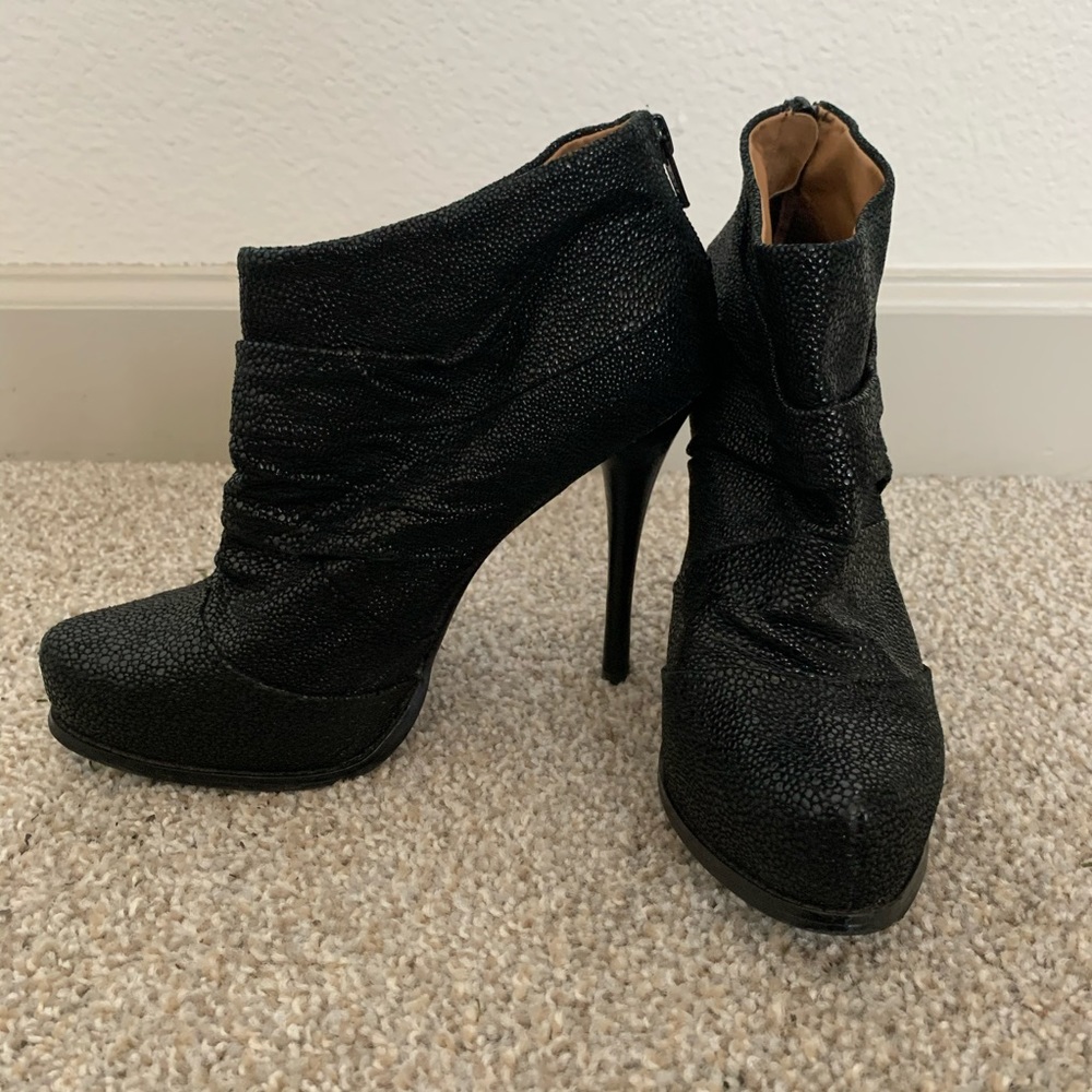 Stiletto ankle booties